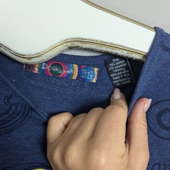 Desigual girls long sleeve dress Argel, tutu style bottom size 11/12 - Picture 5 of 6